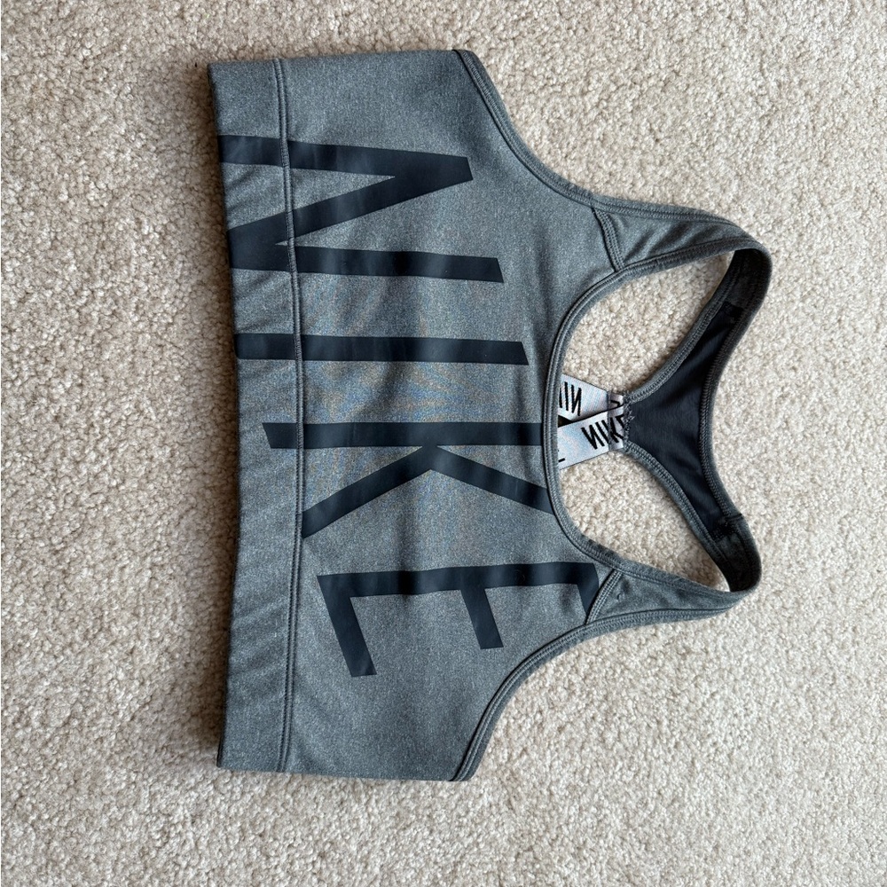 Nike Gray Sports Bra